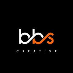 BBS Letter Initial Logo Design Template Vector Illustration - obrazy, fototapety, plakaty