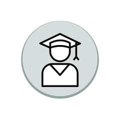 Student icon template
