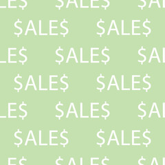 Seamless sales signs on background
