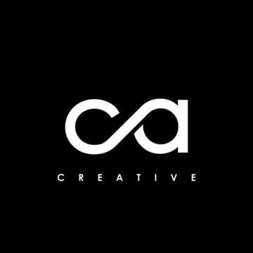 CA Letter Initial Logo Design Template Vector Illustration