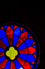 stained glass window
