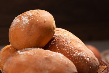 homemade patties close-up, proper food, use as a background or texture