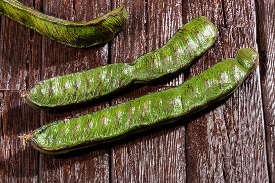 The guama tropical and exotic fruit of South America -Inga edulis