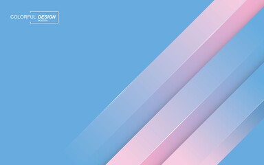 Modern stylish blue and pink color background