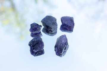 natural mineral rough amethyst gemstone crystal background