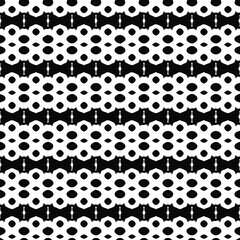  Geometric vector pattern with triangular elements. Seamless abstract ornament for wallpapers and backgrounds. Black and white patterns.. 