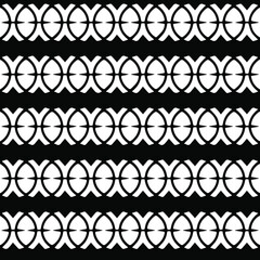  Geometric vector pattern with triangular elements. Seamless abstract ornament for wallpapers and backgrounds. Black and white patterns.. 