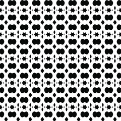  Geometric vector pattern with triangular elements. Seamless abstract ornament for wallpapers and backgrounds. Black and white patterns.. 