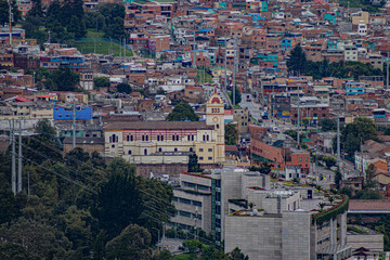Fototapeta na wymiar view of the city Bogotá
