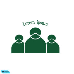 Icon vector graphic of People