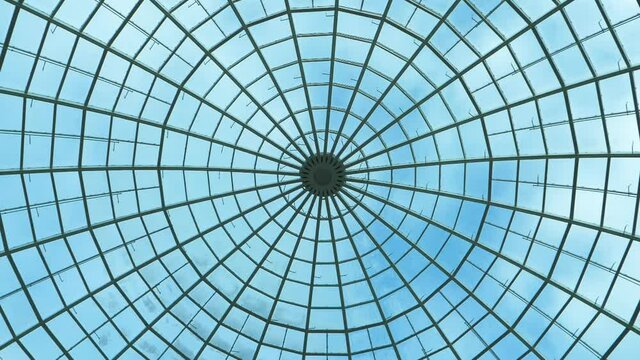 Modern era web architectural style roof shopping mall