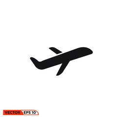 Icon vector graphic of plane