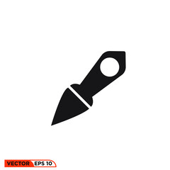 Icon vector graphic of rocket , illustration