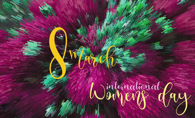 8 march abstract bold colors