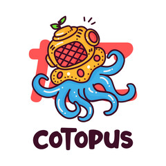 octopus with a diver's helmet