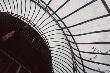 Obraz premium Spiral pattern in the building