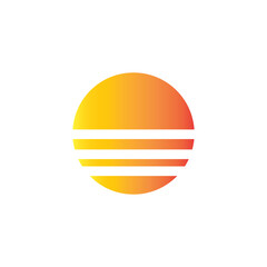 Sun Vector illustration Icon