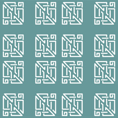 Fototapeta premium Geometrical seamless pattern with shapes