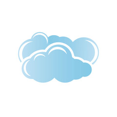 Cloud template vector