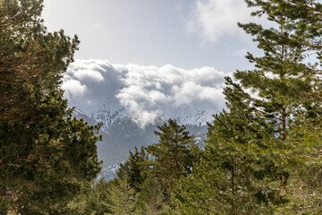 On the way up to the Peñalara glacier circus area, in the Guadarrama mountains of Madrid