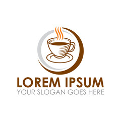 coffee vector , cafe logo vector