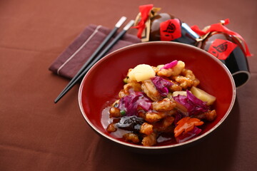 탕수육 꿔바로우 sweet and sour pork Tangsuyuk Korean sweet and sour pork