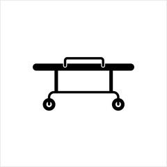 Stretcher Icon, Medical Care Litter Pram