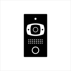 Video Doorbell Icon, Camera Ring Wi Fi Enabled Smart Video Doorbell