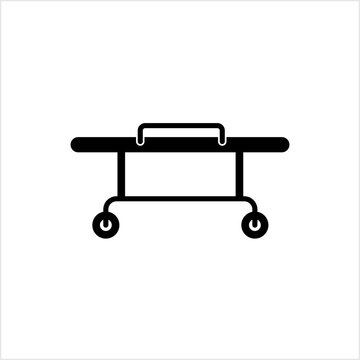 recommend clip art: Stretcher Icon, Medical Care Litter Pram