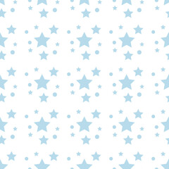 seamless colorful star vector pattern background