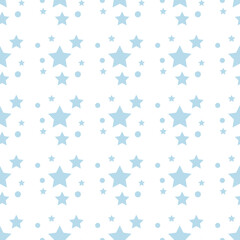 seamless colorful star vector pattern background