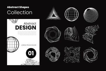 Abstract Shapes Element Poster Collections