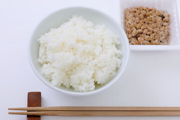 白米と納豆