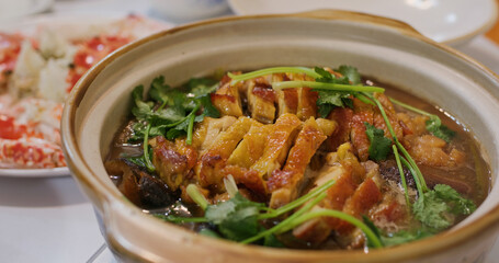 Chinese style homemade dinner at home