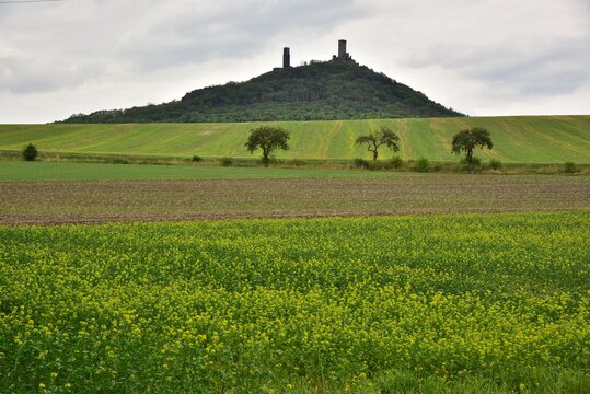 Hazmburk or Hasenburg is a medieval castle ruin in Central Bohemian Uplands near Libochovice, Czech Republic.