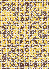 Abstract Geometric Pattern generative computational art illustration