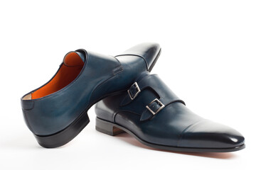 Man's shoes in studio for advertisement