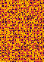 Abstract Geometric Pattern generative computational art illustration
