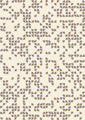 Abstract Geometric Pattern generative computational art illustration