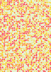 Abstract Geometric Pattern generative computational art illustration