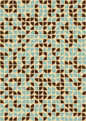 Abstract Geometric Pattern generative computational art illustration