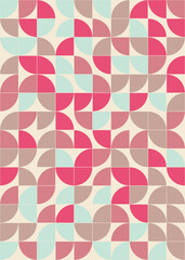 Abstract Geometric Pattern generative computational art illustration
