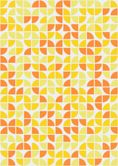 Abstract Geometric Pattern generative computational art illustration