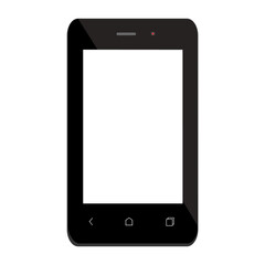 Black smartphone mockup