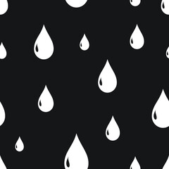 drop, vector seamless pattern, Editable can be used for web page backgrounds, pattern fills