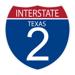 Interstate highway road