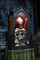 Napoli – Statua lignea nella Chiesa dei Santi Filippo e Giacomo