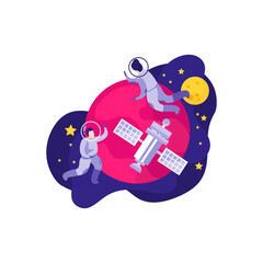 Floating In Space Composition