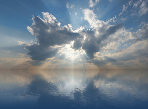 7,978 Silver Lining Cloud Images, Stock Photos, 3D objects