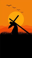 Jesus and cross